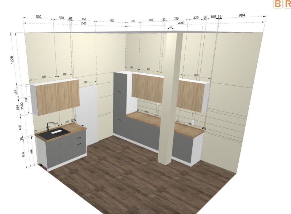 Продам кухонный гарнитур марки Bramf