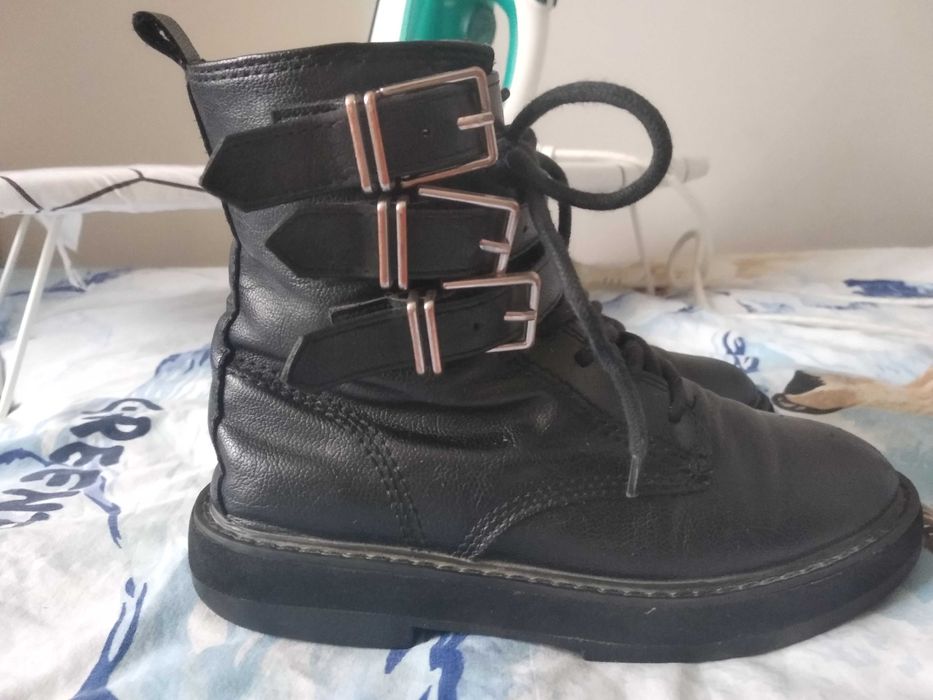 Боти Zara естествена кожа 31 и 32номер