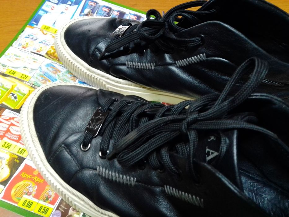 Оригинални  мъжки боти, естествена кожа 42