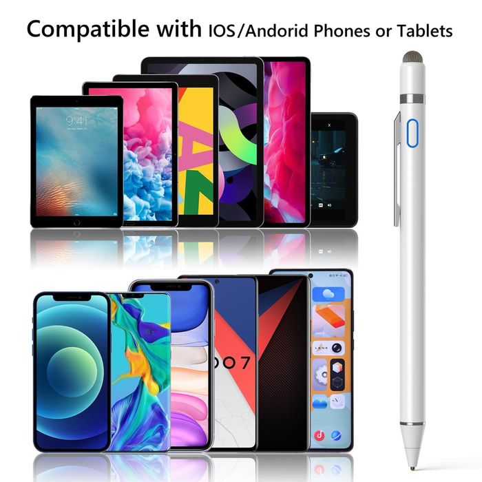 Lezun Универсален активен Stylus Pen с фин връх 1,5 мм,iPad/Android