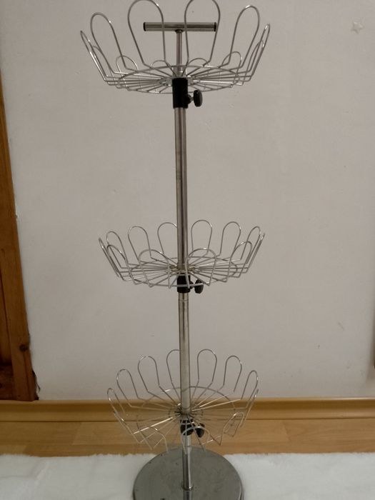 Въртяща се етажерка за обувки 85 см