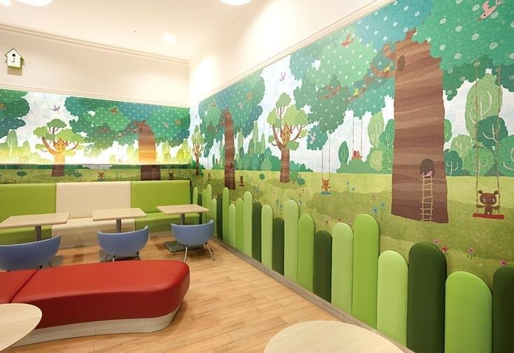 yumshoq o'yin maydonchasi, devor panellari  xona, панели мягкие, стены