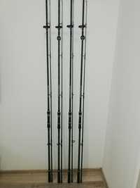 SET 4 Lansete Carp Master WIND BLADE Cat 1 3.60m 3.5LB, Carbon 100%