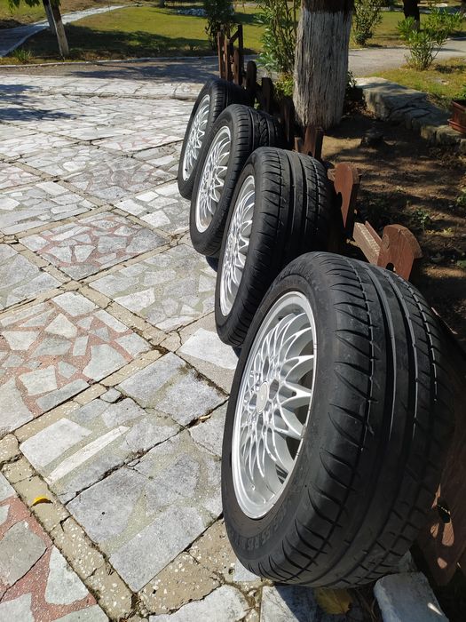 Лети джанти с гуми за опел 15 цола 4*100 междуболтово пространство