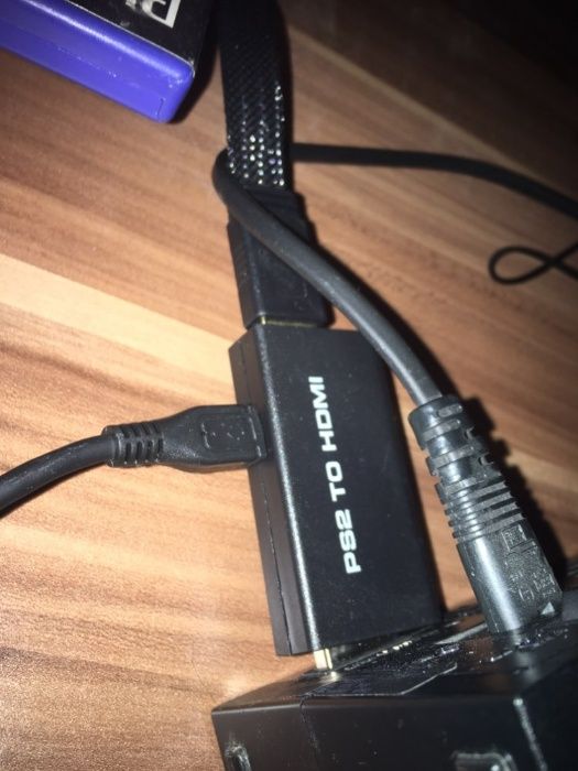 Преходник PS2 към HDMI с аудио и захранване