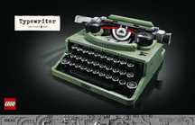 LEGO Ideas Typewriter - Masina de scris - 21327 NOU original