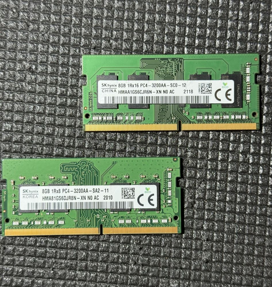 Kit 16gb ram DDR4 SK hynix Laptop