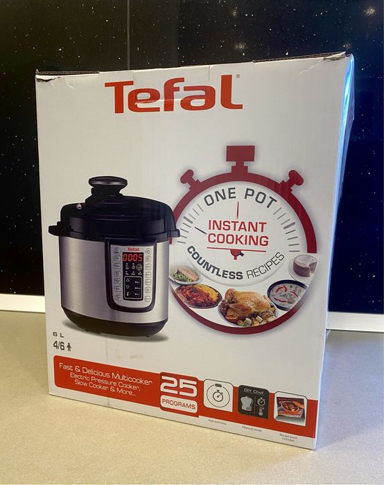 Oala sub presiune electrica Tefal One Pot , 6 litri , 25 de programe