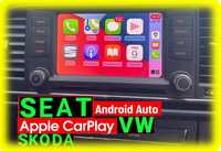 SEAT VW Шкода Ауди Активиране Apple Carplay AndroidAuto ViM Карти 2024