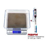 Електронна везна 3000 g / 0,1 g резолюция с капак и поставка, 20200148