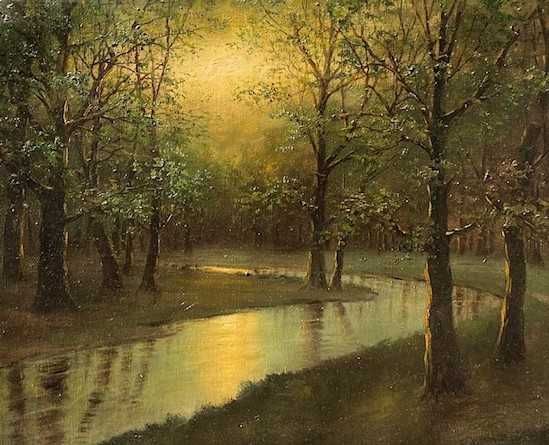 IMPECABIL! ~LUMINIS~ Tablou vechi, semnat, ulei/panza, 80x60cm +Rama.