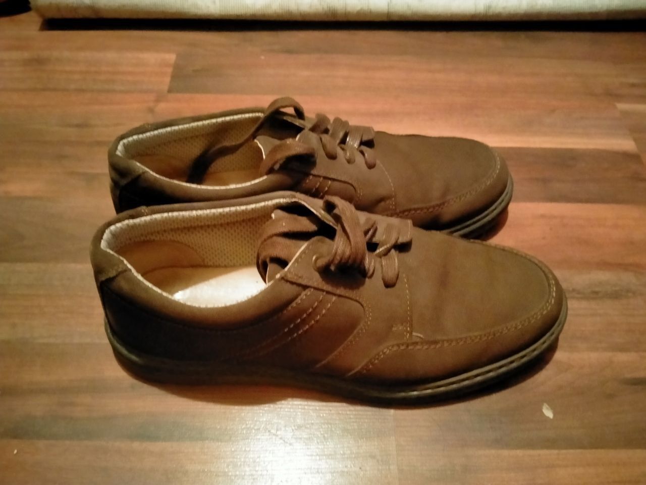 Туфли мужские коричневого цвета