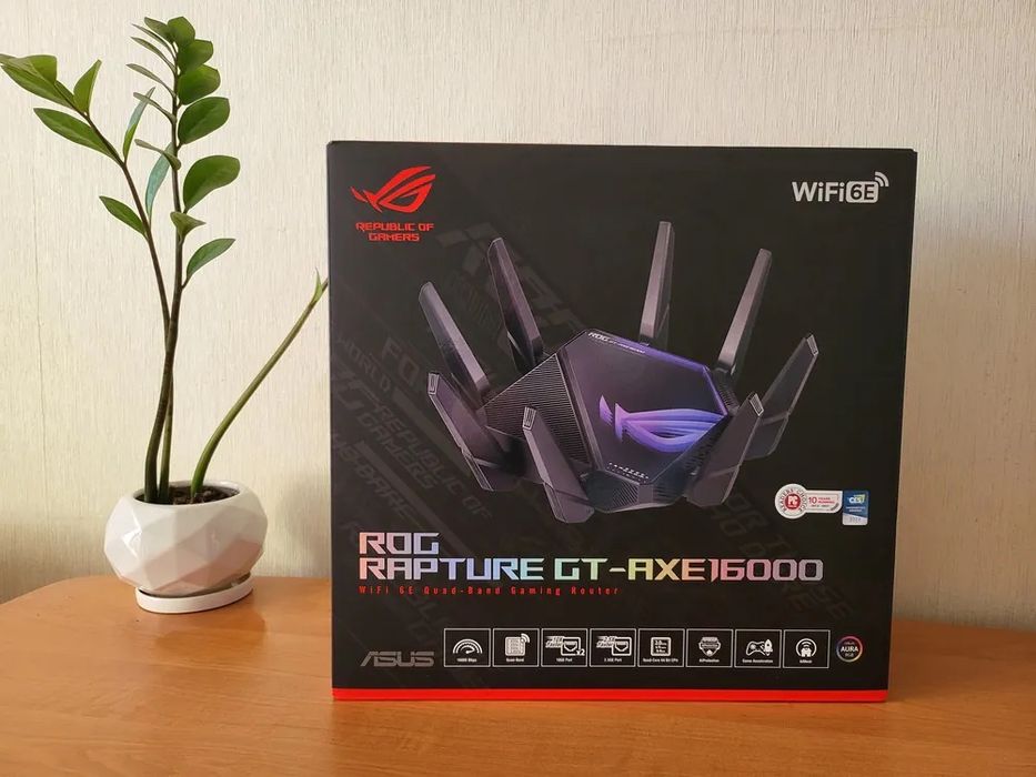 игровой роутер ASUS ROG Rapture GT-AXE16000