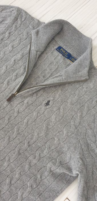 POLO Ralph Lauren Cable Wool / Cashmere Knit  L НОВО ОРИГИНАЛ  Пуловер