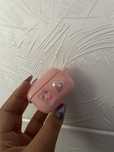 AirPods case Pro 2nd generation Pink Case cat and heart decor