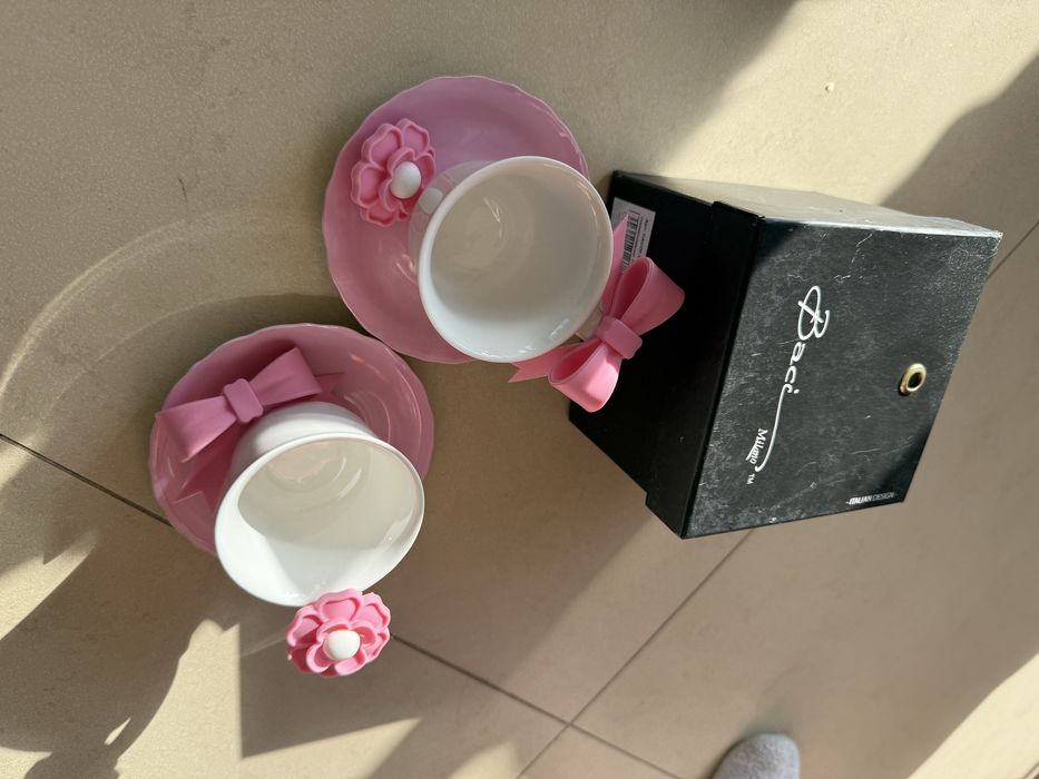 Baci Milano чашки за кафе розови