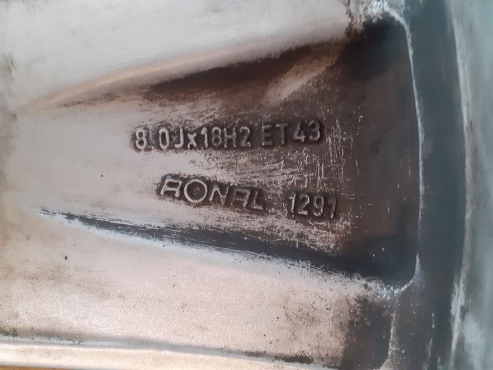 Jante cu cauciucuri audi 18’