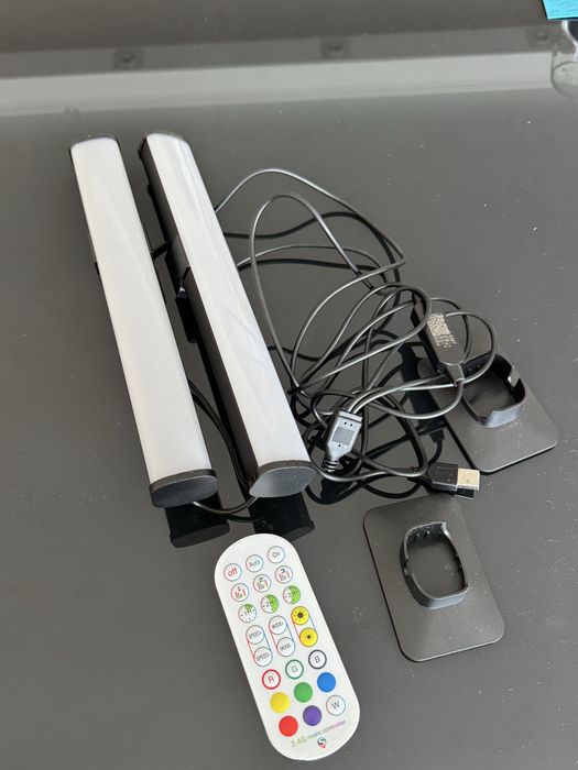 Lumini LED RGB cu telecomanda