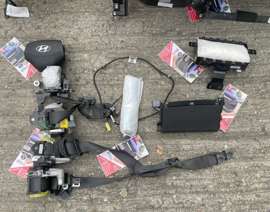 Hyundai IONIQ plansa bord kit airbag volan pasager genunchi - centuri