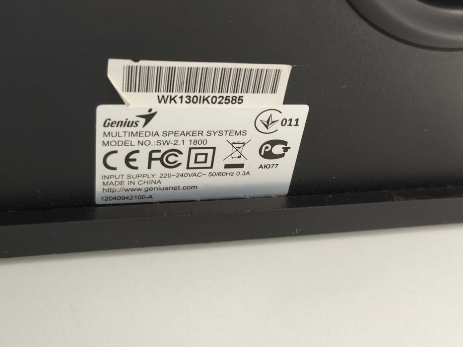 Boxe 2.1 Genius SW-2.1 1800, 45W RMS, Negru