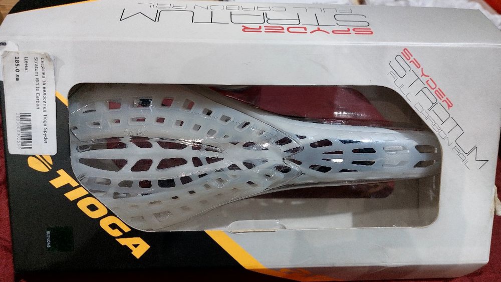 Седалка за велосипед Tioga Spyder Stratum Full Carbon Rail