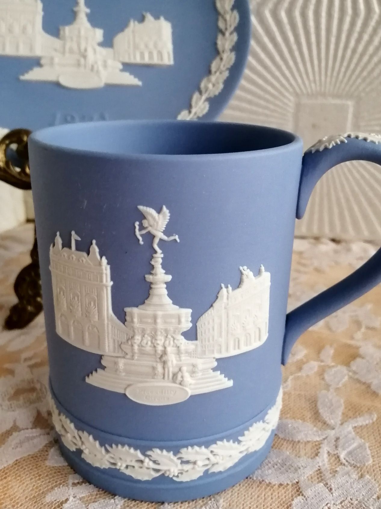 Фарфор Wedgwood JASPERWARE, Англия, Рождество, Новый Год