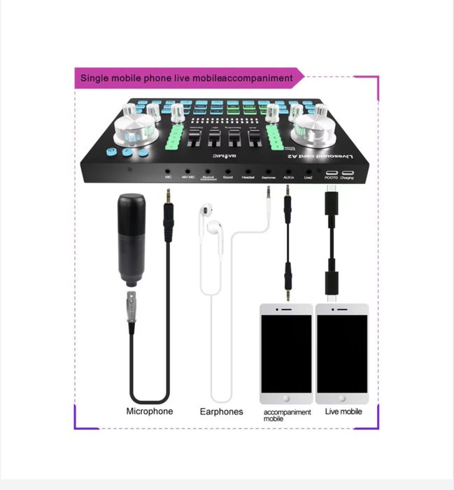 Mixer audio pentru studio Live profesionala