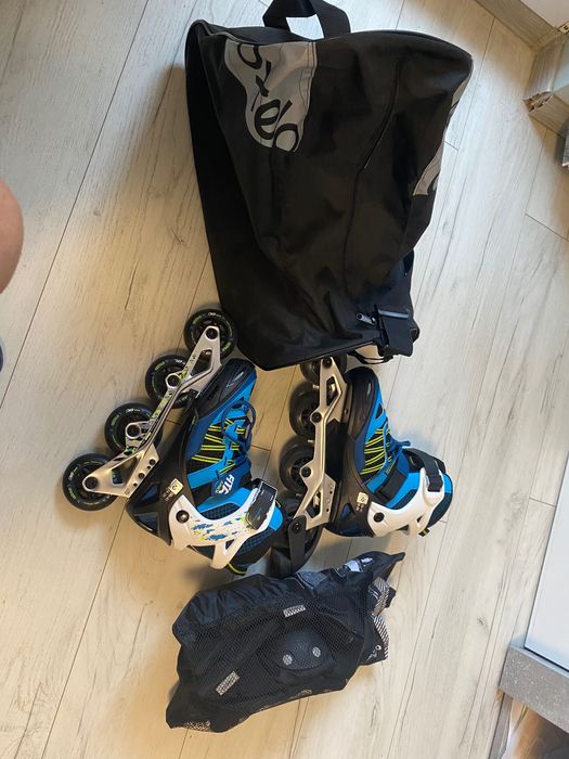 Ролери, протектори и чанта