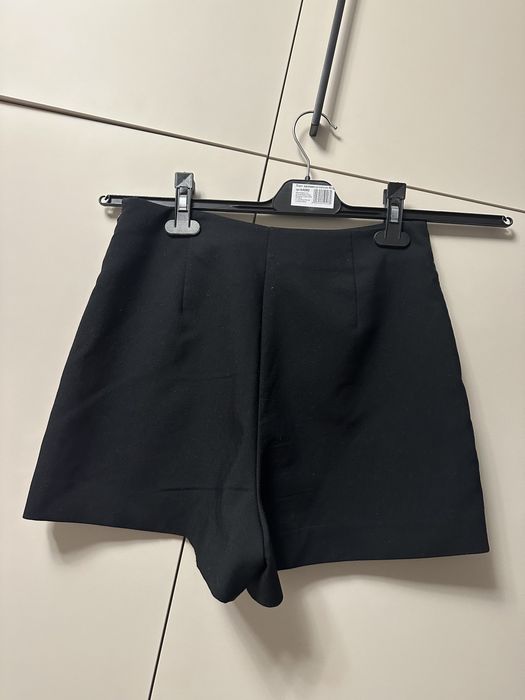 Пола панталон Zara, кожена пола