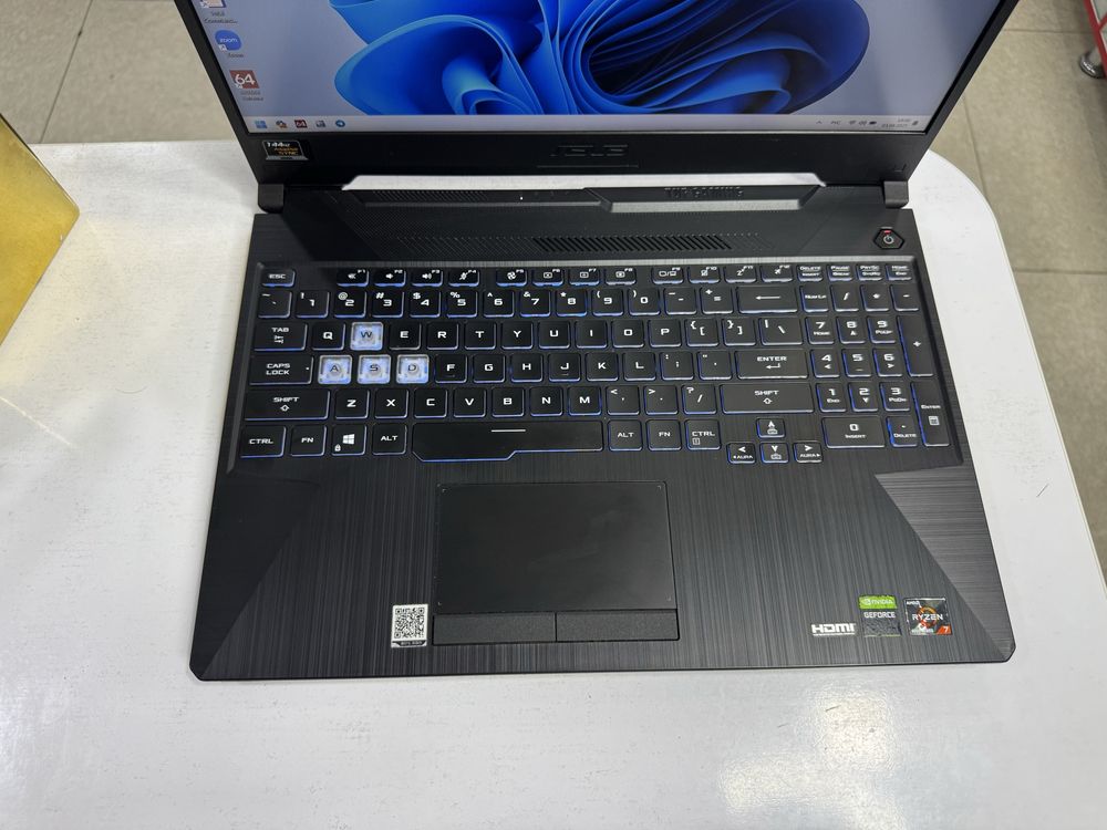 Asus tuf gaming ryzen 7 16/512 ssd RTX 2060 6 gblik videokartaligida