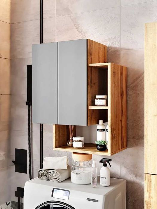 Навесной шкаф для ванной YANA ECO MEBEL — удобство и современный стиль