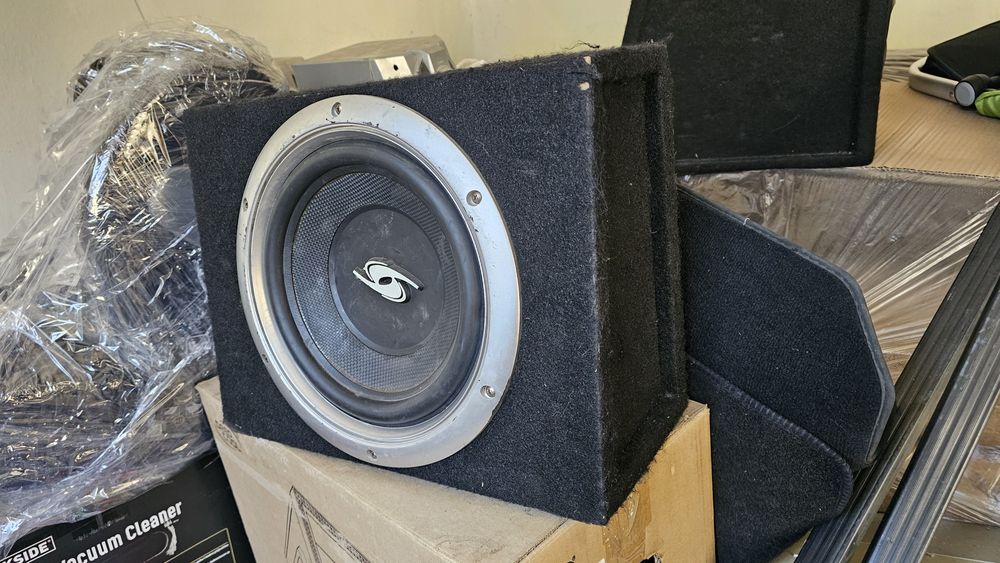 Pachet head-unit Sony+subwoofer+statie 150w RMS