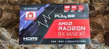 AMD Radeon Rx 6650 XT saphire  pulse black