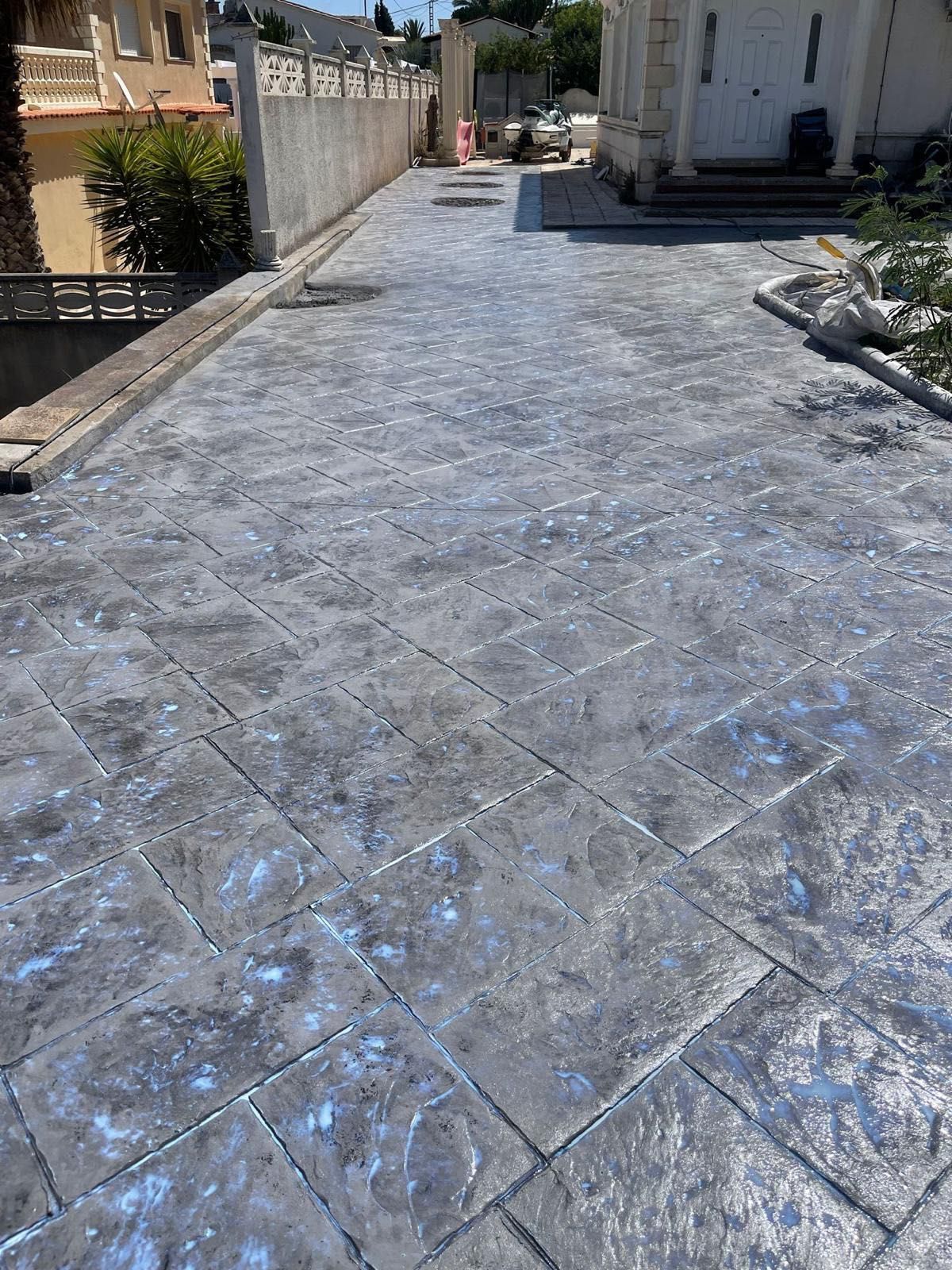 Ideal pavaje decor .Beton amprentat