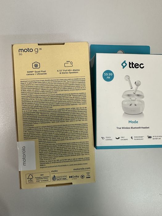 Телефон Motorola g 35 u слушалки