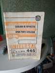 Vând catalogul piese schimb tractor 445