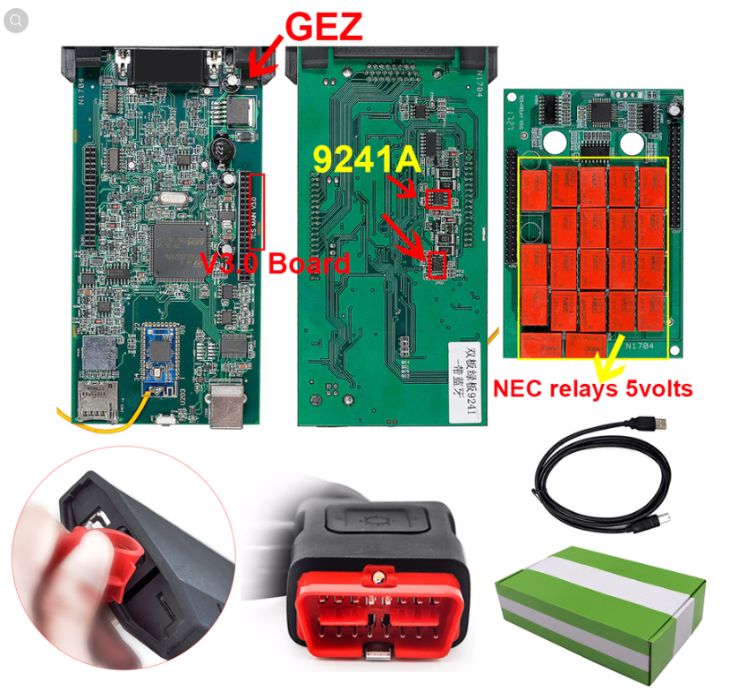 interfata diagnoza auto multimarca Delphi 2023 cu instalare gratuita