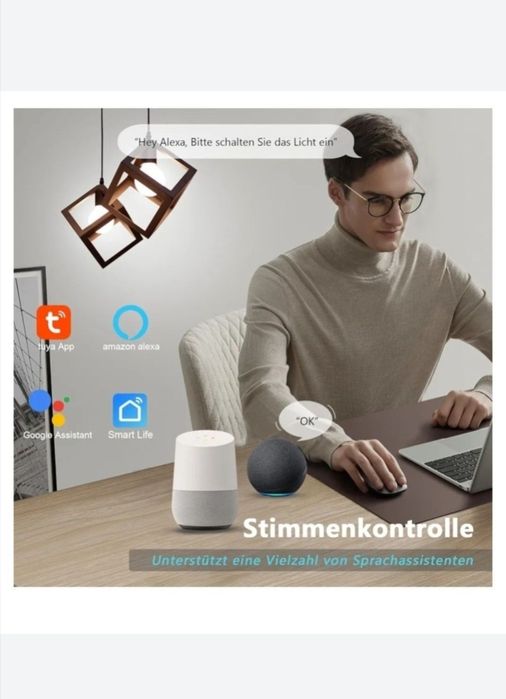 Întrerupător +2 prize cu rama din sticla wifi, tuya