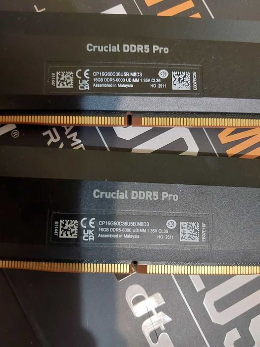 32GB DDR5 6000Mhz - Corsair, Crucial, Patriot Viper, Kingston EXPO/XMP