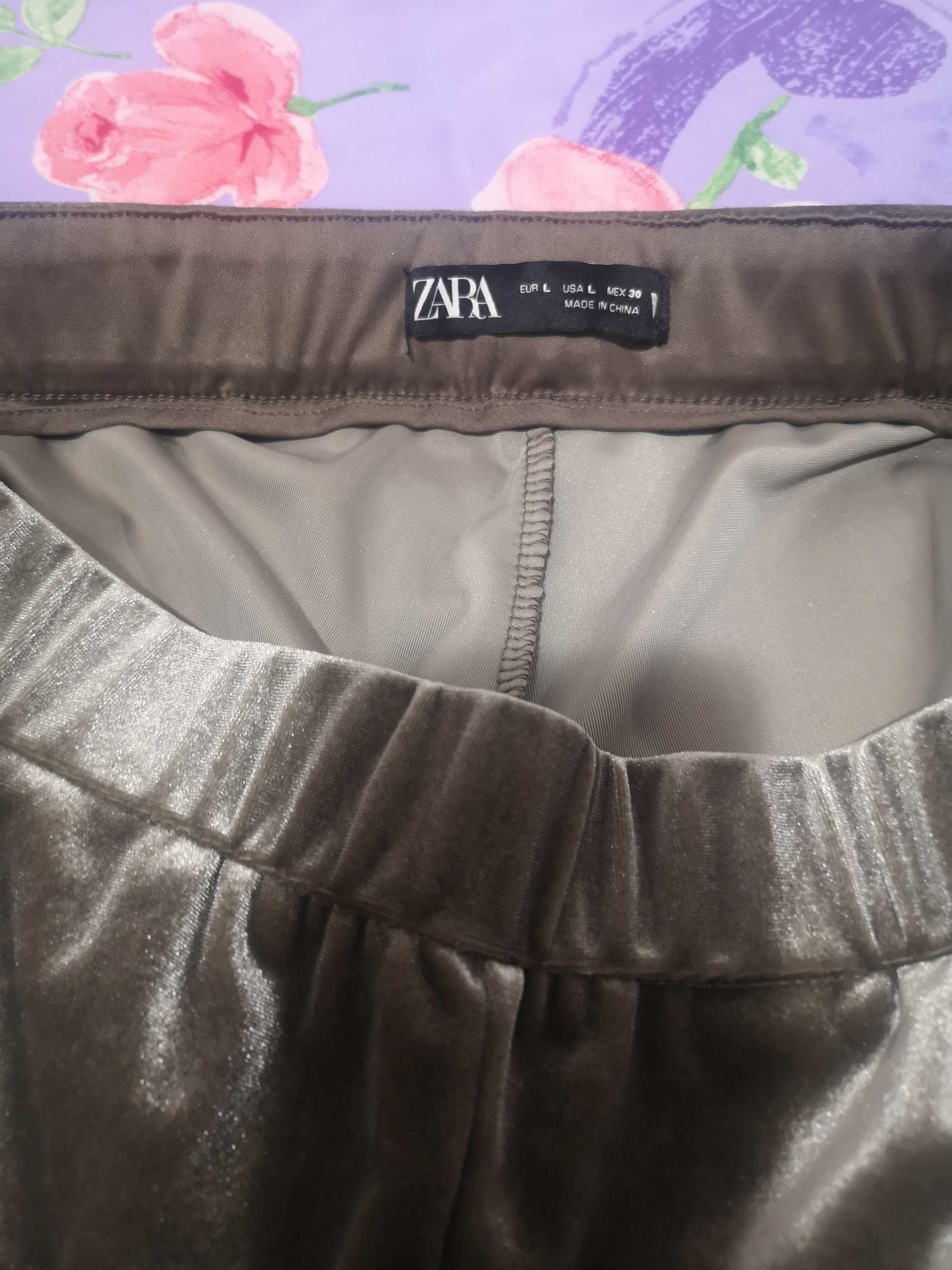 Pantaloni de catifea, Zara, mărimea L