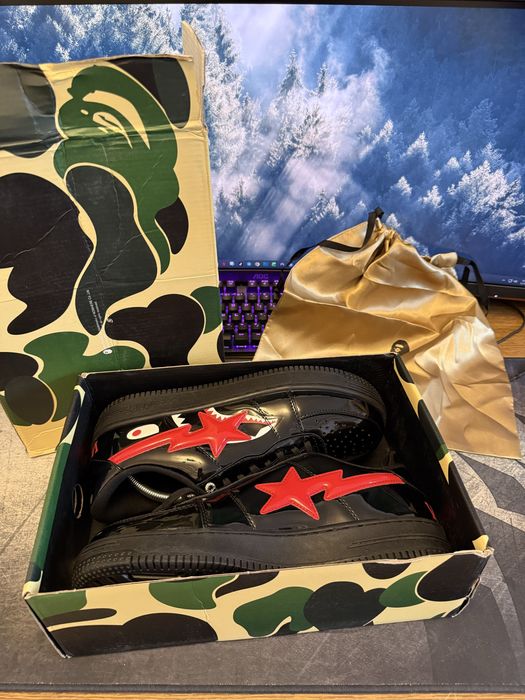 Bape Sta Low "Shark Black" marimea 45