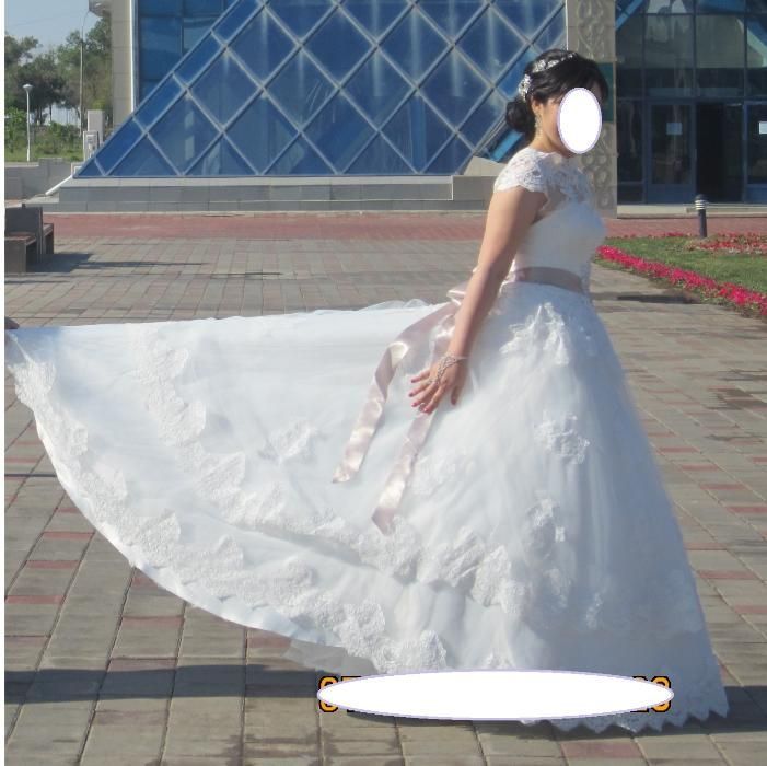 люксовое свадебное платье