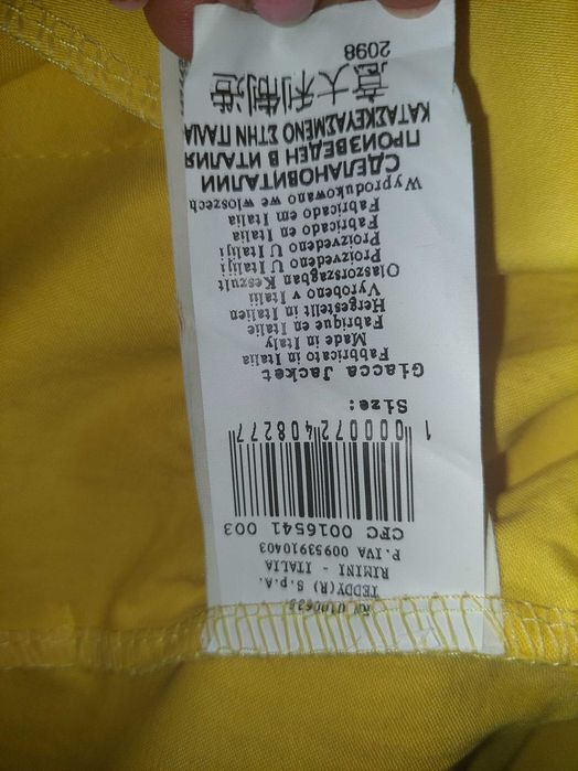 Jacheta galbena cu maneci clopot Rinascimento