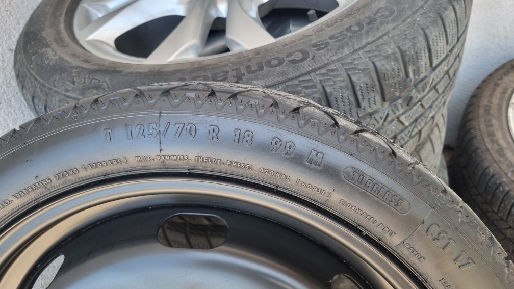 Rezerva slim BMW R17 Cauciucuri 215 45 r16 245 45 r18