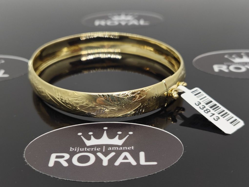 Bijuteria Royal:Brățară fixa aur 14k/5.98 gr