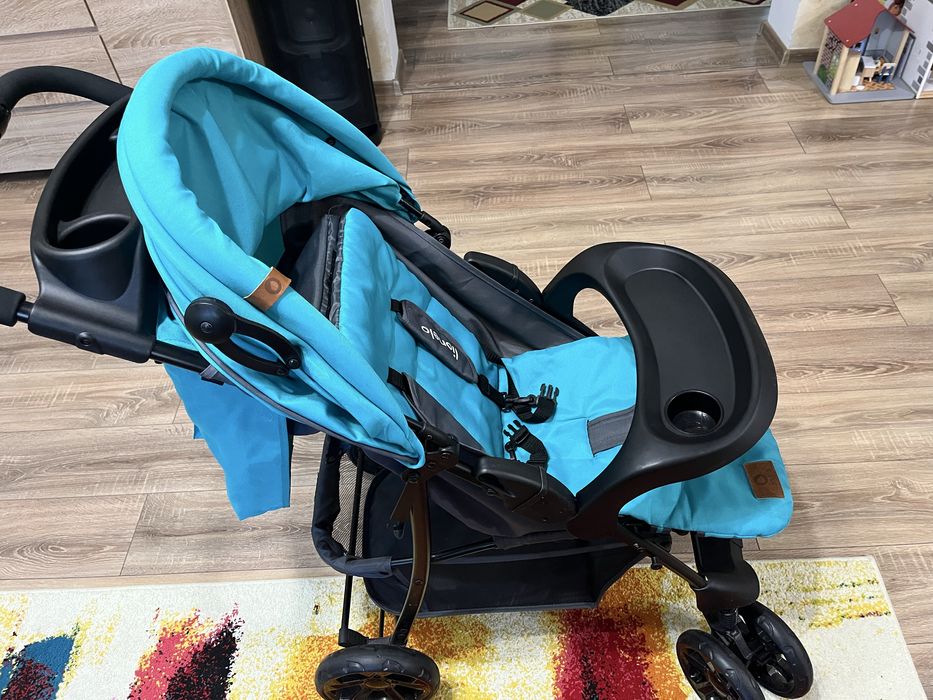 Carucior sport copii Lionelo Emma Plus turcoaz