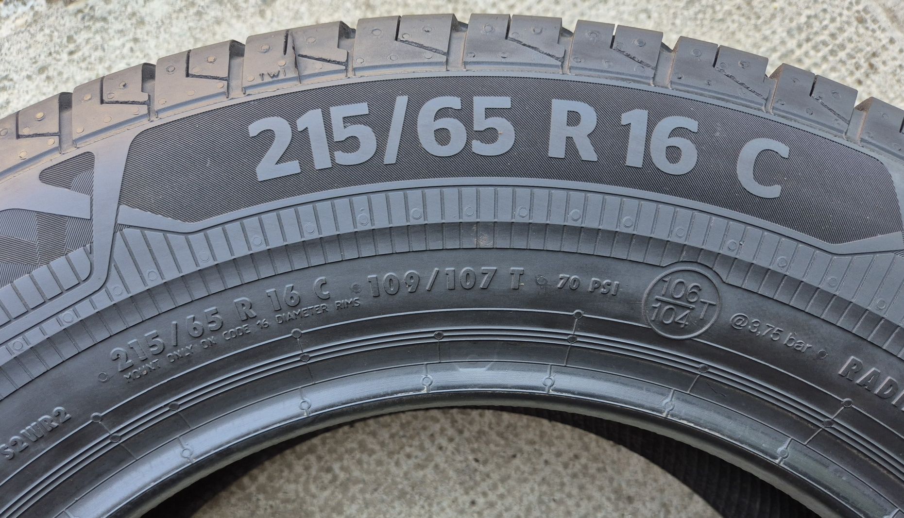 Set 2buc 215/65 R16C 109/107T Continental VanContactEco vară 2023