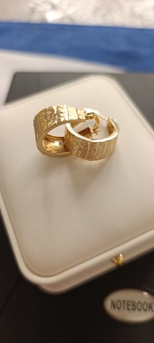 Золотые серьги цвет жёлтый, проба 585,вес 4,14 гр