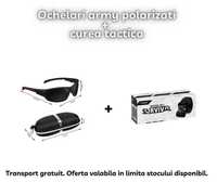 Set curea tactica si ochelari army