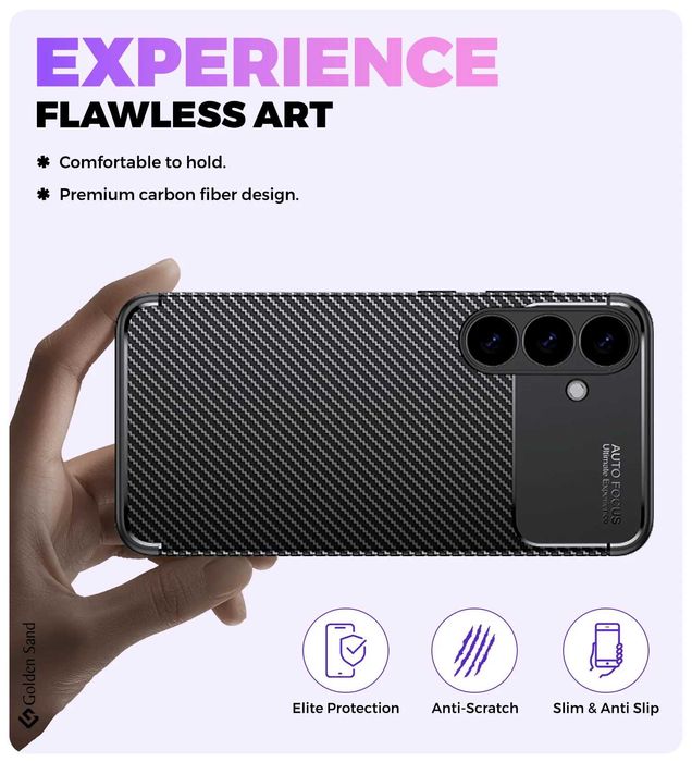 Husa Antisoc model carbon pentru Samsung Galaxy S25 / S25 Plus